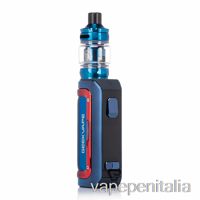 Scatola Vape Mod Geek Vape M100 Aegis Mini 2 Starter Kit Blu Rosso
